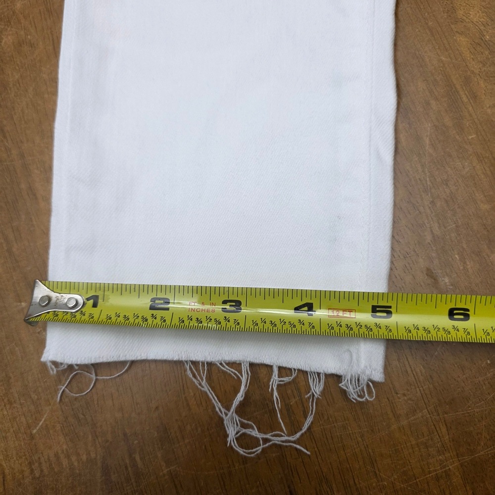AG Adriano Goldschmied Farrah Skinny Ankle Jeans Womens 25 White High Rise - Picture 11 of 12
